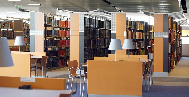 the library of a community or junior college