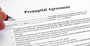 a prenuptial agreement form